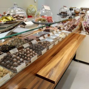 chocotega Schokolade Linz Linzerie vegan Pralinen Landstraße