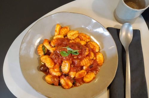 die Pastamacher Linz Südbahnhofmarkt vegan Essen Restaurant italienisch gnocchi