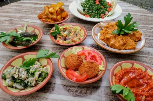 Ayam Zaman syrisches Restaurant Linz Landstraße vegan arabische Vorspeisen